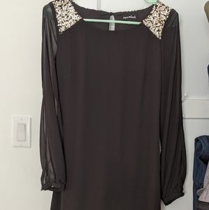 Sequinhearts black holiday dress